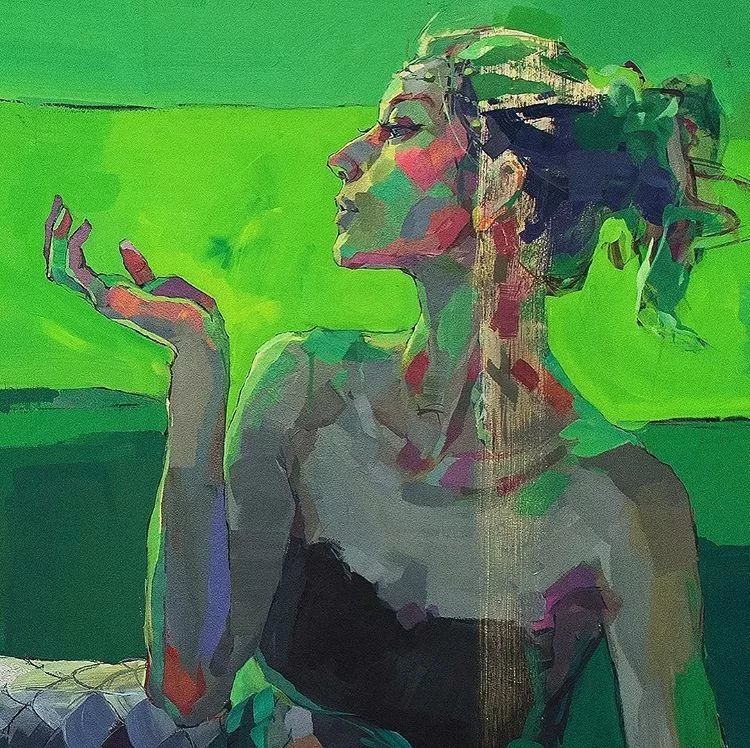 惊艳的马赛克画风她将女人的柔美与绚烂表现的淋漓尽致