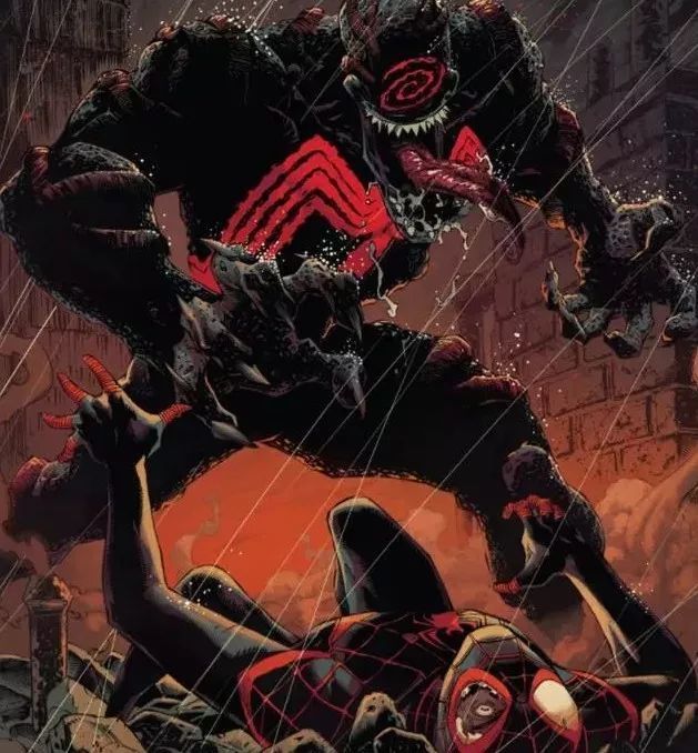 他还是有些憎恨蜘蛛侠的,而作为彼得·帕克的传人,迈尔斯也成了毒液