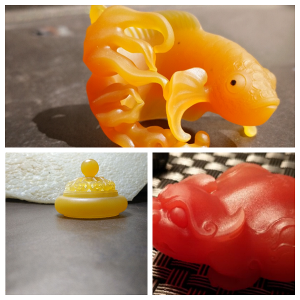 《香炉》《斗鱼》作者介绍:何洋何洋,云南芒市人,优秀青年玉雕师,2017