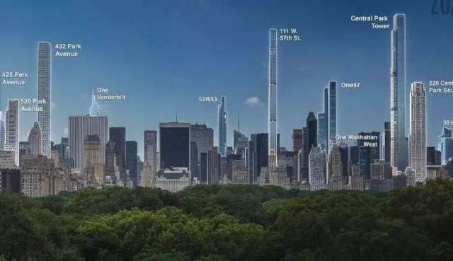 4亿纽约最壕公寓 世界最高住宅楼central Park Tower 腾讯新闻
