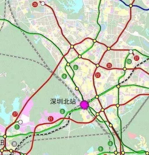 2011年6月16日,深圳地铁4号线开通,这是一条连接皇岗口岸和深圳北站