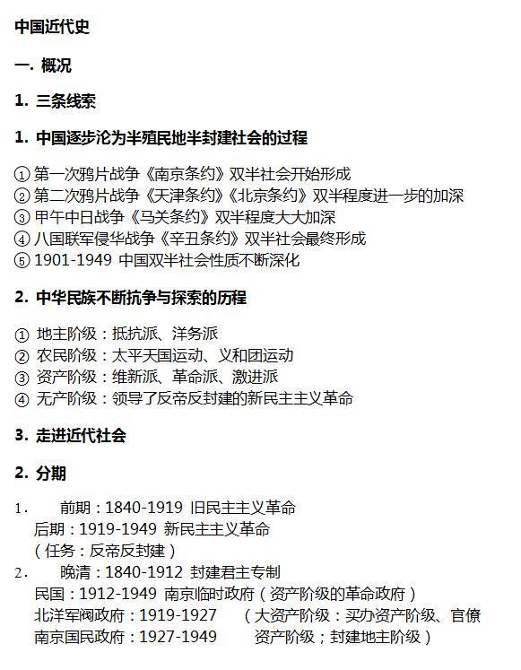 高中三年历史发展史大全 高中生人手一份 强烈建议打印 腾讯新闻