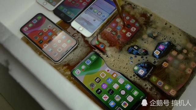 8款苹果手机防水比较 Iphone6s率先阵亡只有3款机型通过测试 Iphonexr Iphone Iphone6s Iphone11promax Iphone7 Iphone8