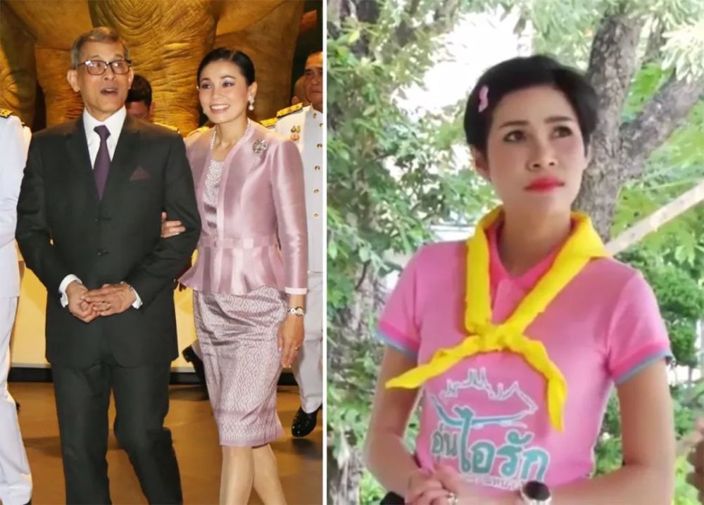 泰国王后戴3层珍珠项链,首饰与英国女王相似,贵妃却看着像村姑