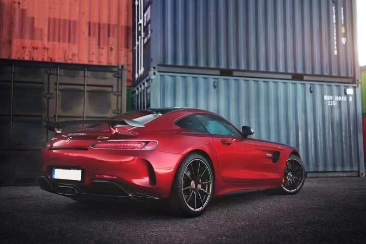 不一样的奔驰,改色极光烈焰红