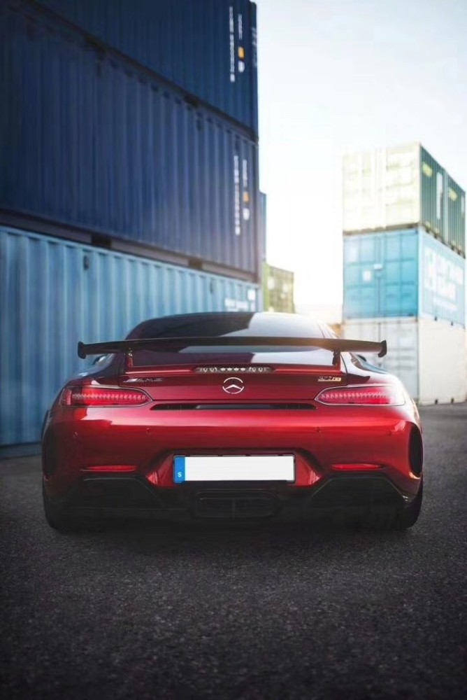 不一样的奔驰,改色极光烈焰红