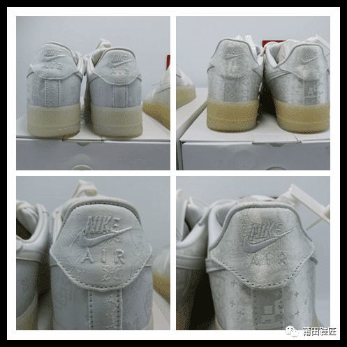 af1 x clot红白丝绸空军1号联名真假鉴定对比