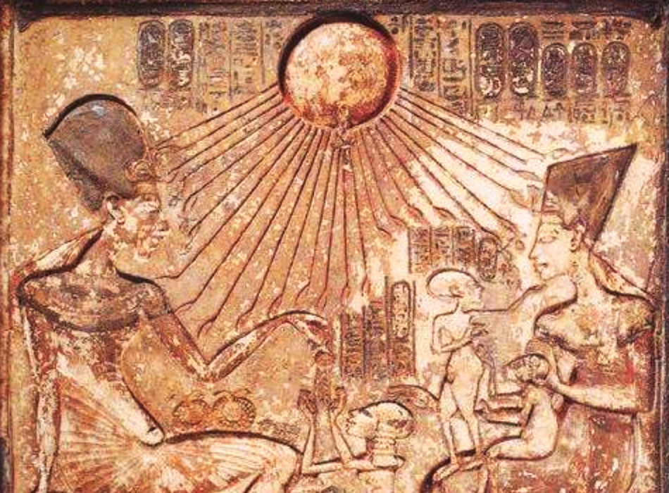 埃及阿吞神图片