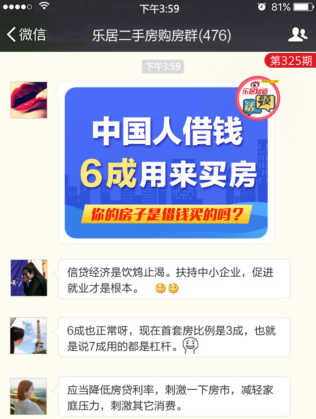 中国人借钱6成用来买房你的房子是借钱买的吗 腾讯新闻