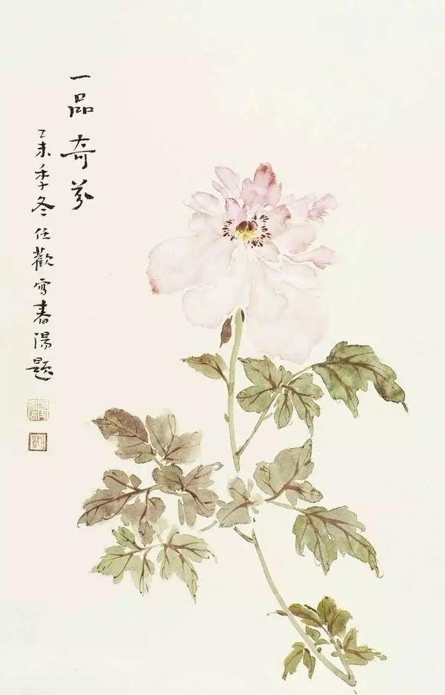 任欢花鸟画欣赏