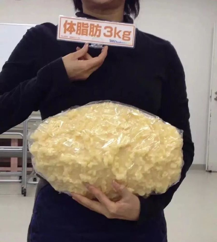 今日冷知识 | 3公斤脂肪有多大?