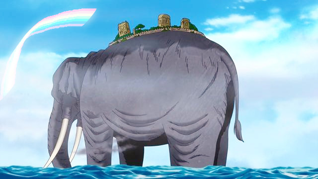 海贼王 象主升高公布 比例太不协调 光是腿长就超过了空岛 路飞 海贼王 乌索普 萨尔瓦多 达利 香克斯 尾田