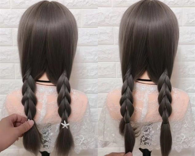 所以编发其实也是一门很神奇的学问,在头发的千变万化之中,就渐渐变成