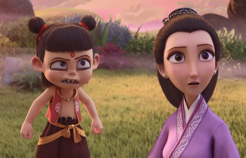 魔童降世:哪吒撕掉李靖换命符后,对天喊出9字,感动无数网友