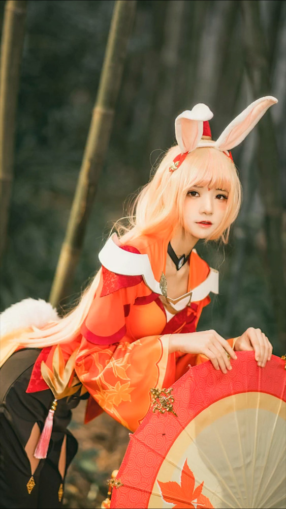 王者榮耀cosplay公孫離真的是兔子