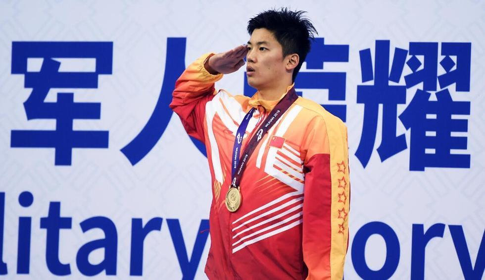 中国队包揽男子400米个人混泳冠亚军汪顺覃海洋齐登领奖台 腾讯新闻