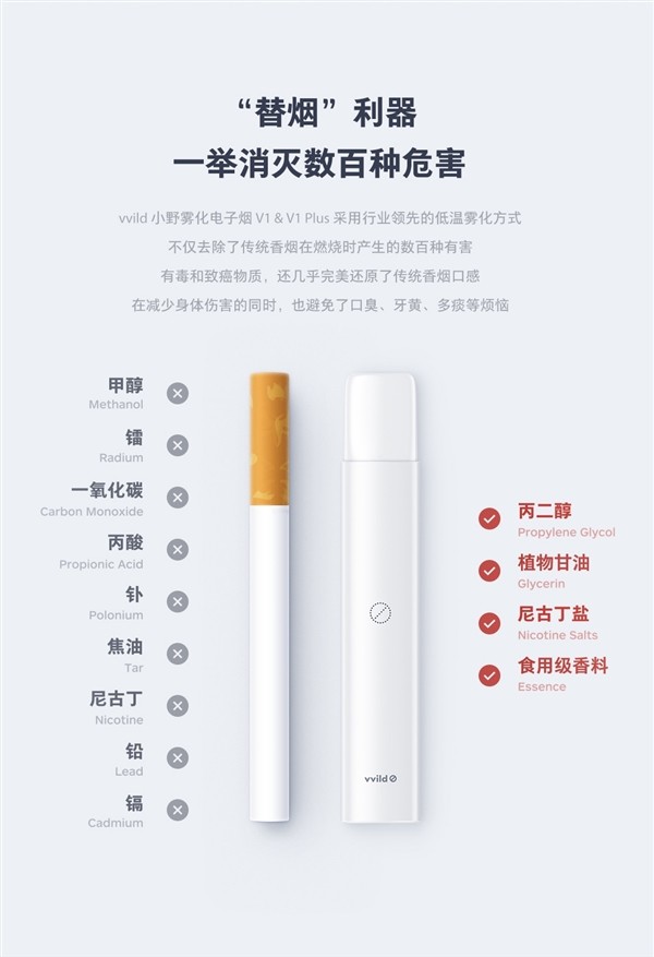 vvild小野电子烟v1plus纯白色特别版上架限量发售11天