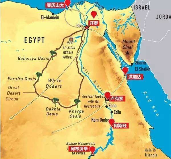 埃及95%的国土是沙漠,靠什么养活上亿人口?