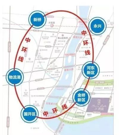 目前,中環線東,永興跨線橋,仁裡段,河東段,中環線南等路線已實現通車.