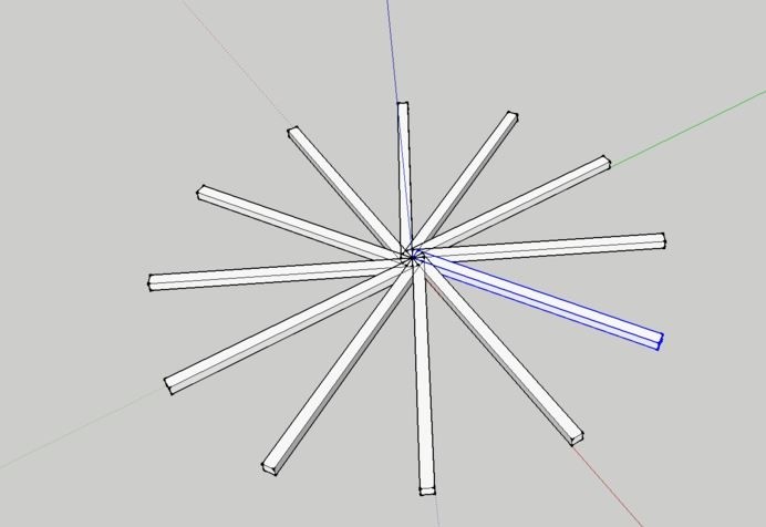 草图大师如何绘制环形阵列su绘制环形阵列的方法