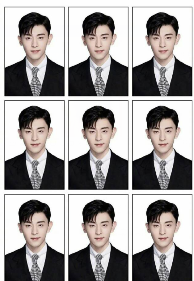 男星"证件照",王俊凯帅气,李现高冷,看到肖战小飞侠:没粉错人