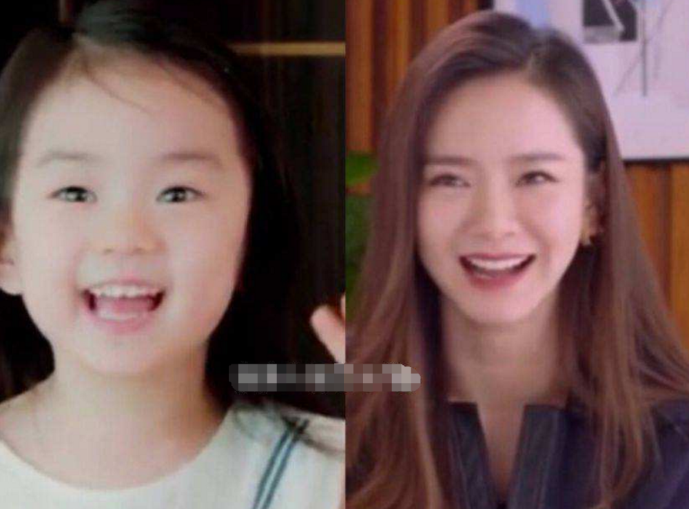 戚薇自曝4岁童年照长相与女儿复制粘贴李承铉真是捡到宝了