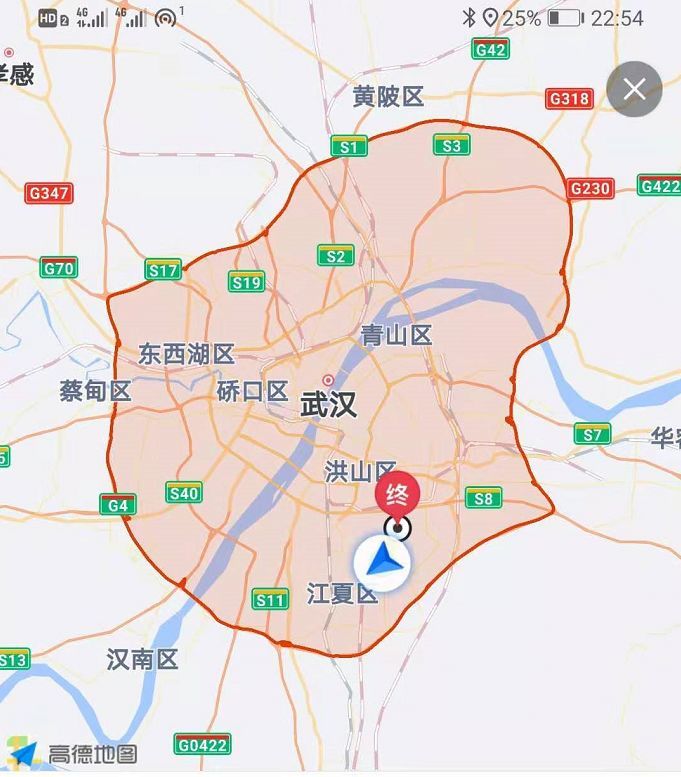 武汉限行区域地图2020图片