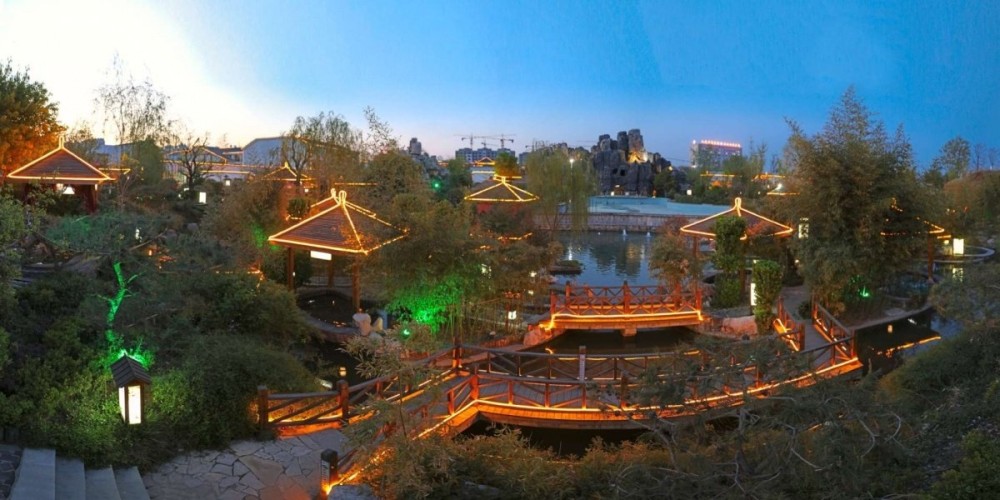 临朐揽翠湖温泉度假村,深秋养生好去处!