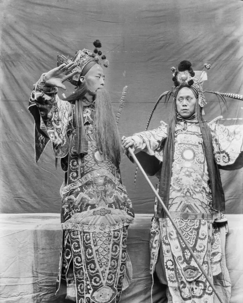 珍贵!100年前甘肃秦腔罕见老照片!