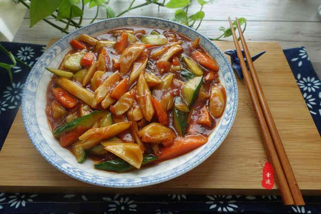 糖醋口味儿菜 全靠这碗糖醋汁 好吃 开胃又下饭 腾讯新闻