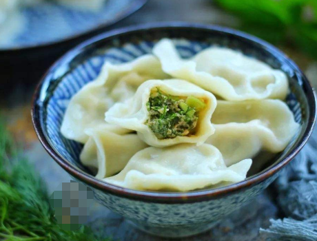 霜降后,吃香菇油菜馅饺子,比韭菜鲜,比白菜香,素馅也受欢迎