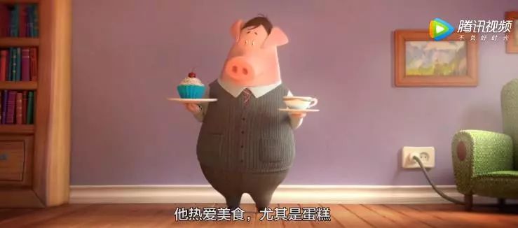 猪先生孤僻,不喜喧嚣,一个人住在小山丘上,安安静静地生活着