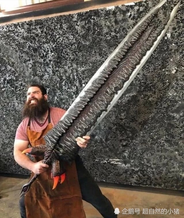 斩龙刀:兵器的外形看上去十分的可怕,而就是这种看上去十分可怕的冷