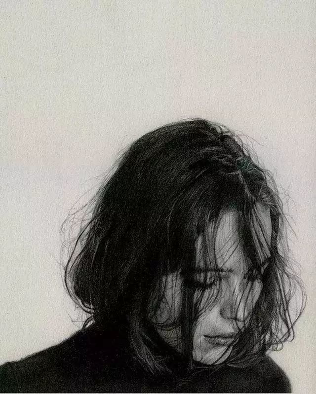 日本插画师masato tsuchiya黑暗系风格素描