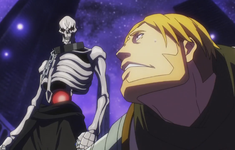 外传中骨王已经领会了始源魔法的强大 ,而正传的骨