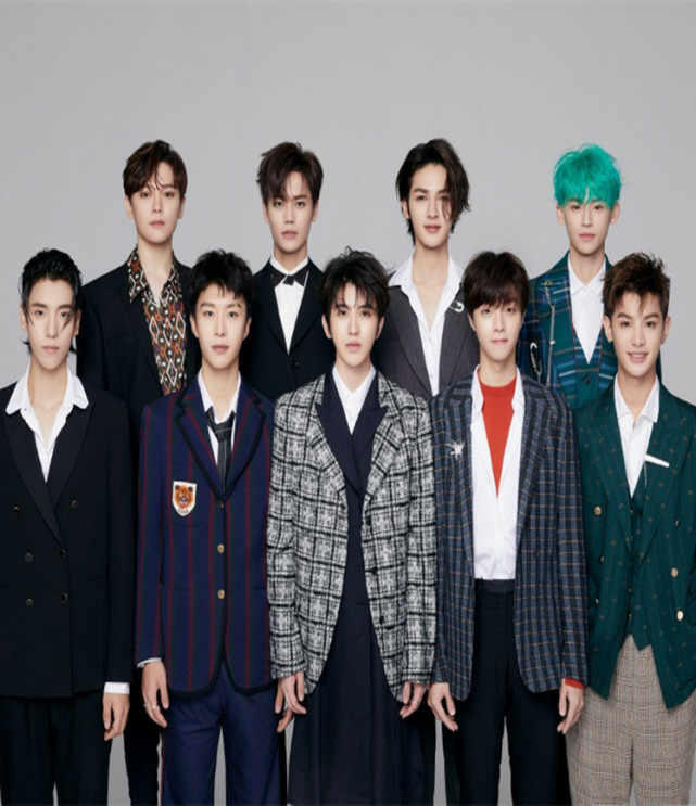 组合"ninepercent",尽管就在前不久团队内九个人因为各自事业的发展而