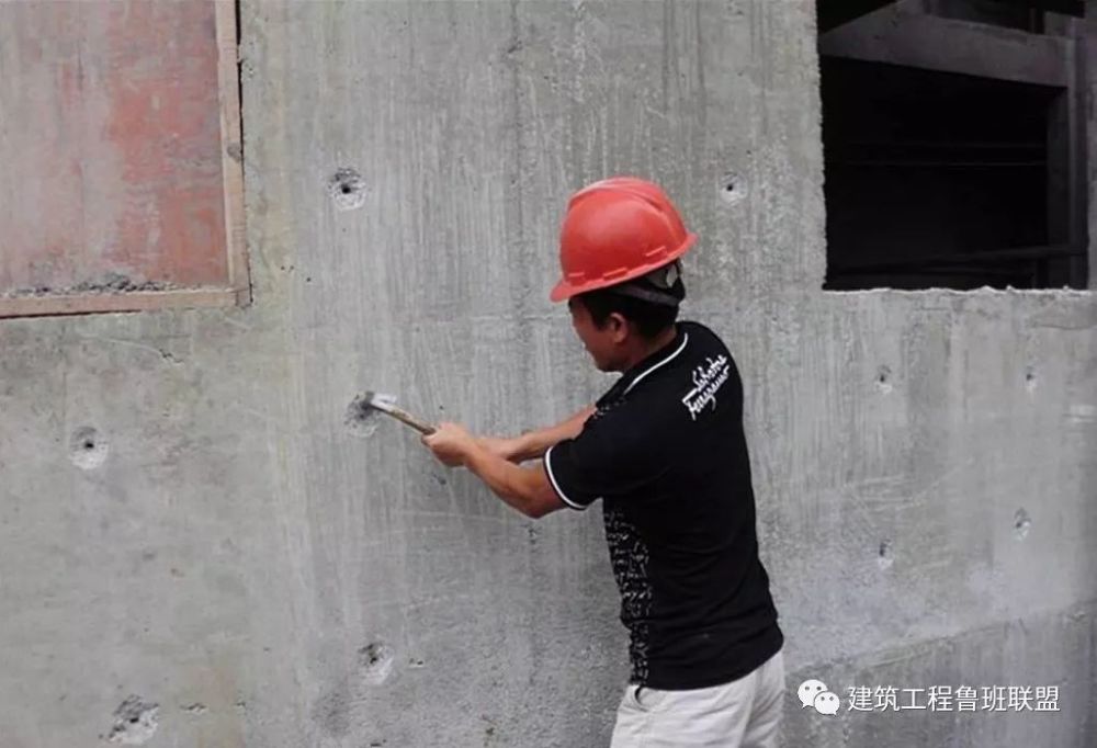 外墙螺杆洞如何封堵?来施工现场看一看