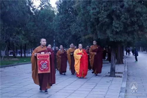 己亥年寒衣节少林寺僧众塔林祭祖
