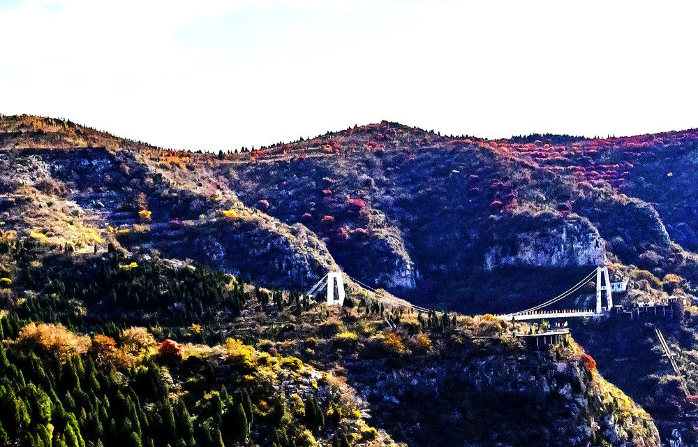 秋游 打卡 地 济南青铜山大峡谷 红 了 腾讯新闻