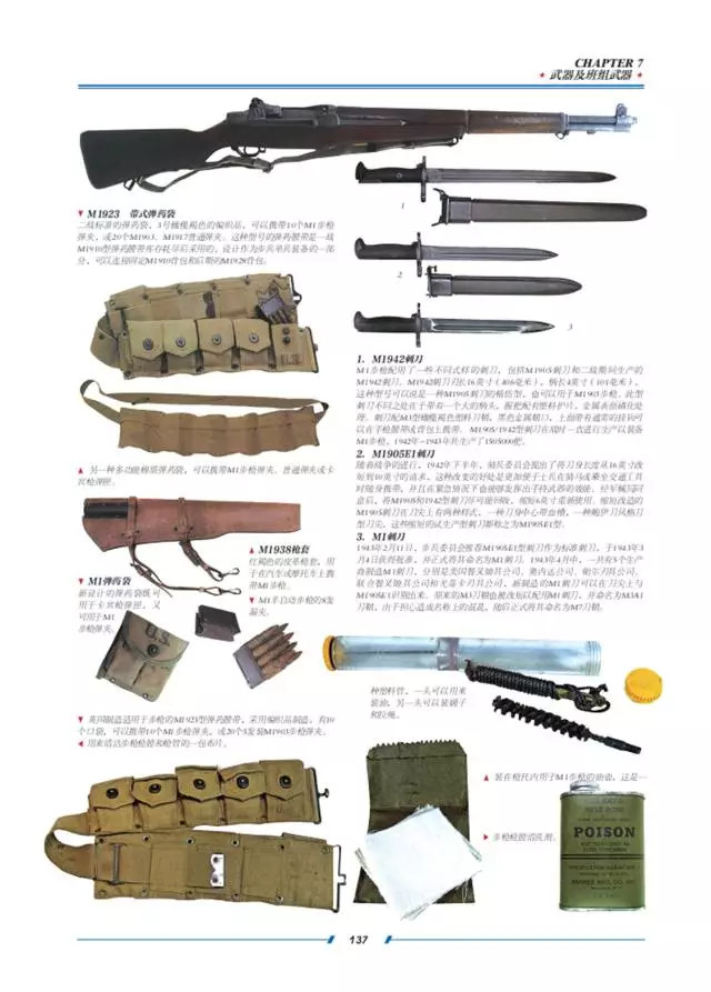 《二战美国陆军单兵装备》第137,138页.