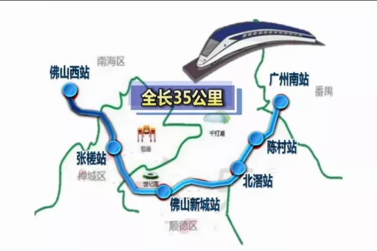 最新广佛环线首通段预计于明年4月试运行