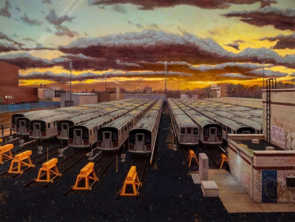 出色的反乌托邦油画,探索人类与世界的联系,主观感知以及塑造环境的