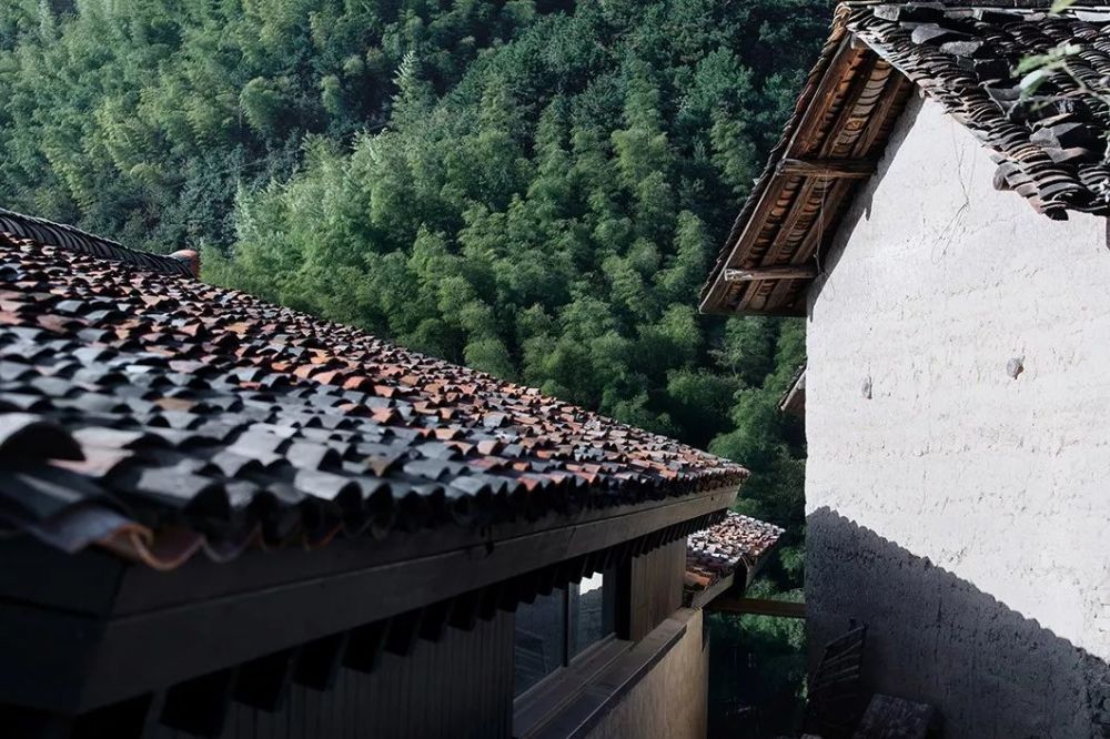 浙江丽水松阳飞茑集民宿,位于四都乡陈家铺村,周围山云叠翠,飞鸟啼鸣