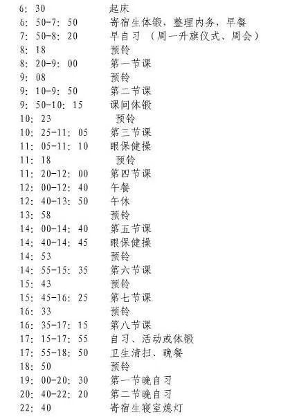 郑州外国语学校|全国29所重点中学作息表曝光，学霸都是怎样炼成的？