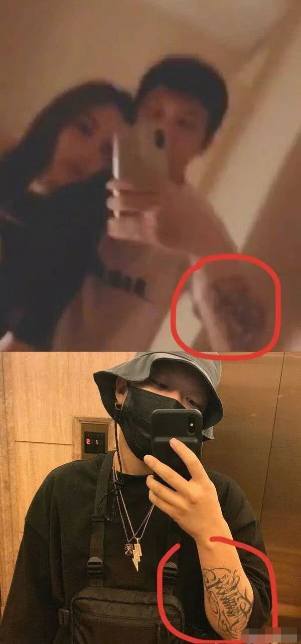 当然也会有人怀疑视频是捏造的,但通过对比皮几万的纹身能判断出他
