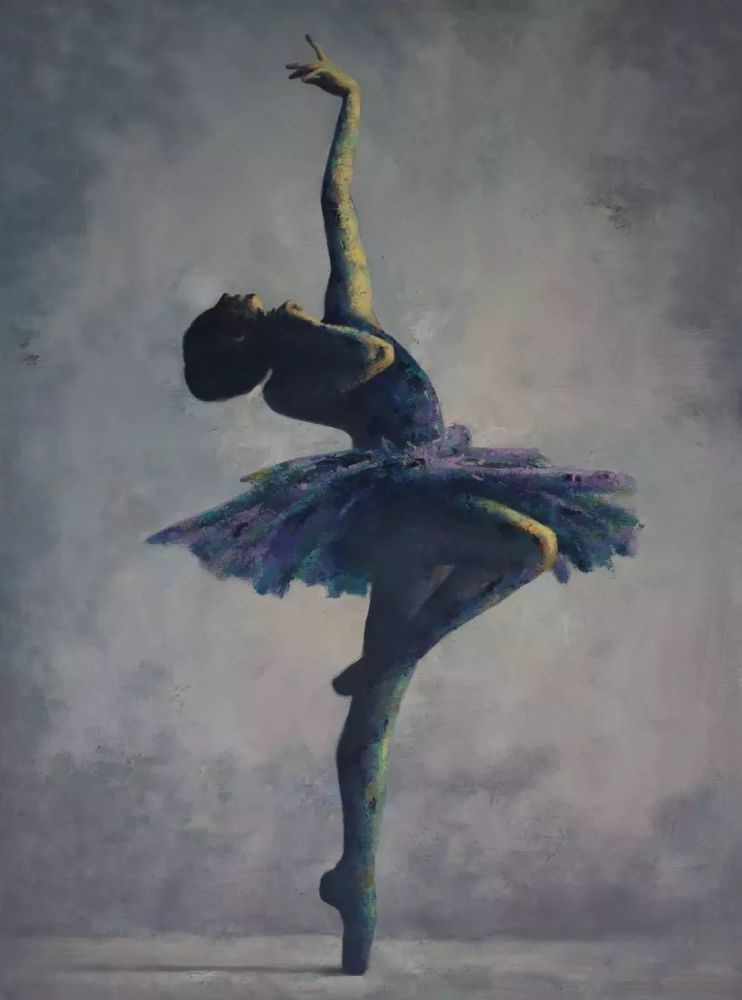 《舞蹈系列13》120x90cm 布面油画 2018年