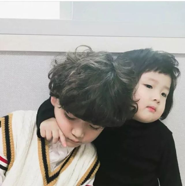 软萌搞怪萌娃小孩子头像好看的萌娃情侣头像