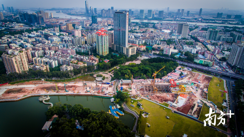 震撼 广州最大的地铁站从空中看是什么样 快上车 腾讯新闻