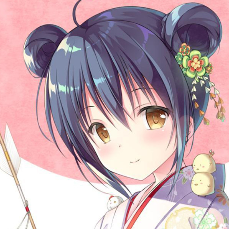 有趣可爱的二次元和风少女头像,眼睛甚是好看,有日月星辰,春夏秋冬!