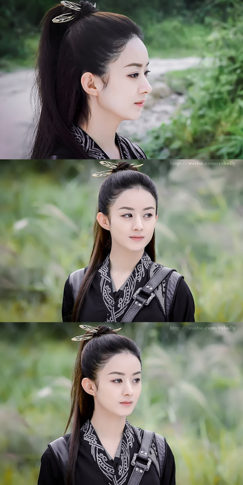 赵丽颖新剧有翡中的裤子造型引争议粉丝全靠颜值支撑